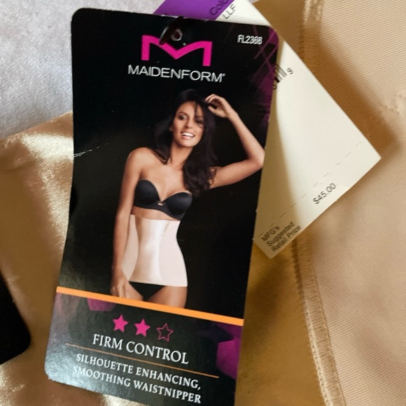 Maidenform Shapewear Waist Shaper 2XL Nude Easy Up TUMMY SOLUTIONS FL2368 Cinch - Picture 4 of 9